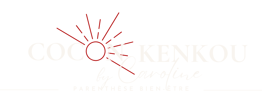 logo cocon kenkou reflexologue Carcassonne soleil rouge