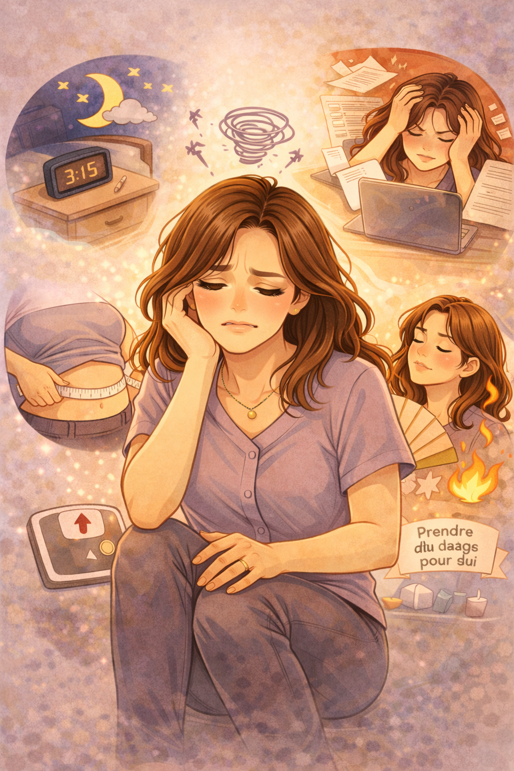 Symptomes à la ménopause Troubles du climatere réveil à 3 h du matin ménopause